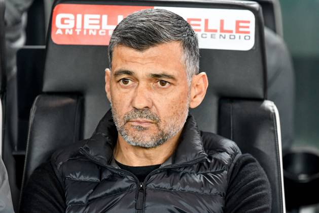 Milan s Head Coach Sergio Conceicao portrait during Udinese Calcio vs AC Milan, Italian soccer Serie A match in Udine, Italy, April 11 2025 Copyright: xEttorexGriffoni IPAxSportx xipa-agency.netx xx IPA_56390186 IPA_Agency_IPA56390186
