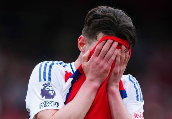 Bilder des Jahres 2025, Sport 04 April Declan Rice of Arsenal Arsenal v Brentford, Premier League, Football, Emirates Stadium, London, UK - 12 Apr 2025 EDITORIAL USE ONLY No use with unauthorised audio, video, data, fixture lists, club league logos or live services. Online in-match use limited to 120 images, no video emulation. No use in betting, games or single club league player publications. Copyright: xJavierxGarcia Shutterstockx 15248730ad
