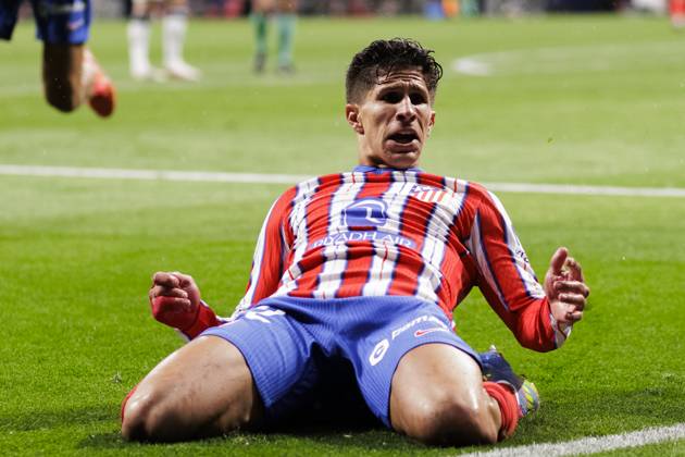 Bilder des Jahres 2025, Sport 04 April Sport Bilder des Tages MADRID,SPAIN - 14 April:Giuliano Simeone of Atletico de Madrid celebrates a goal during the La Liga 2024 25 match between Atletico de Madrid and Valladolid at Riyadh Air Metropolitano Stadium. ÁÁxPLEASExDONTxSENDxTOxIMAGOx!!  (287715739)