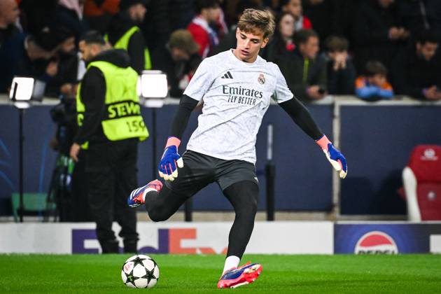 October 2, 2024, Villeneuve-D ascq, France, France: Sergio MESTRE of Real Madrid during the UEFA Champions League, League Phase MD2 match between Lille OSC (LOSC) and Real Madrid at Pierre Mauroy Stadium on October 02, 2024 in Villeneuve-d Ascq near Lille, France. Villeneuve-D ascq France - ZUMAm308 20241002_zsp_m308_061 Copyright: xMatthieuxMirvillex