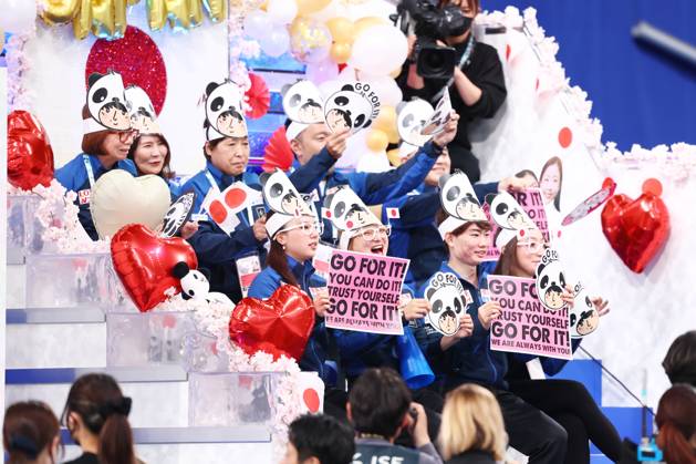 Japan team group, Mannschaftsbild, Totale APRIL 18, 2025 - Figure skating, Eiskunstlauf : ISU World Team Trophy in Figure Skating 2025 Men s Free Skating at Tokyo Metropolitan Gymnasium in Tokyo, Japan. (288007316)