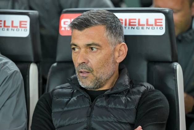 Milan s Head Coach Sergio Conceicao portrait during Udinese Calcio vs AC Milan, Italian soccer Serie A match in Udine, Italy, April 11 2025 Copyright: xAlessioxMarini IPAxSportx xipa-agency.netx xx IPA_56803624 IPA_Agency_IPA56803624