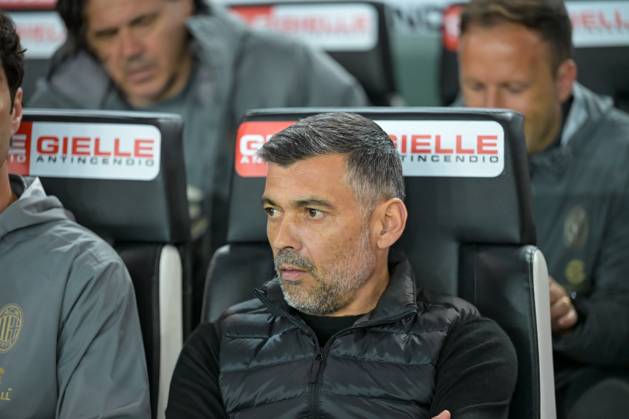 Milan s Head Coach Sergio Conceicao portrait during Udinese Calcio vs AC Milan, Italian soccer Serie A match in Udine, Italy, April 11 2025 Copyright: xAlessioxMarini IPAxSportx xipa-agency.netx xx IPA_56803625 IPA_Agency_IPA56803625