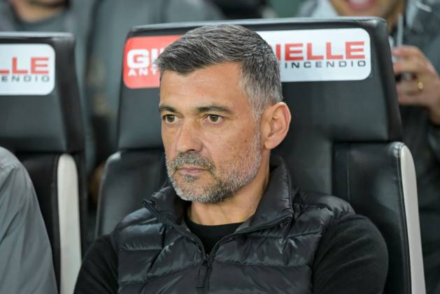 Milan s Head Coach Sergio Conceicao portrait during Udinese Calcio vs AC Milan, Italian soccer Serie A match in Udine, Italy, April 11 2025 Copyright: xAlessioxMarini IPAxSportx xipa-agency.netx xx IPA_56803628 IPA_Agency_IPA56803628