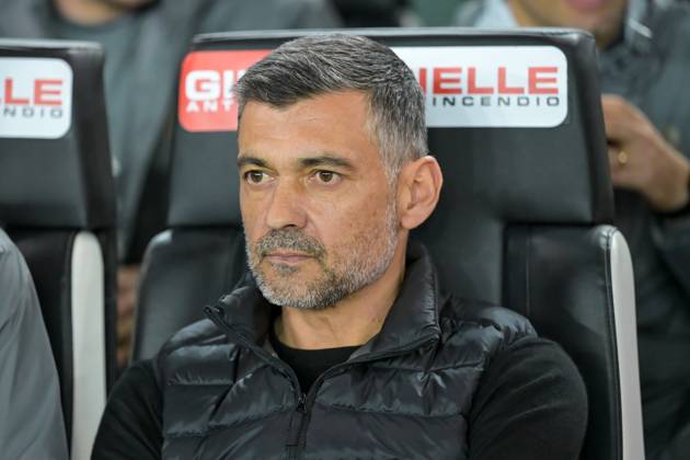 Milan s Head Coach Sergio Conceicao portrait during Udinese Calcio vs AC Milan, Italian soccer Serie A match in Udine, Italy, April 11 2025 Copyright: xAlessioxMarini IPAxSportx xipa-agency.netx xx IPA_56803630 IPA_Agency_IPA56803630