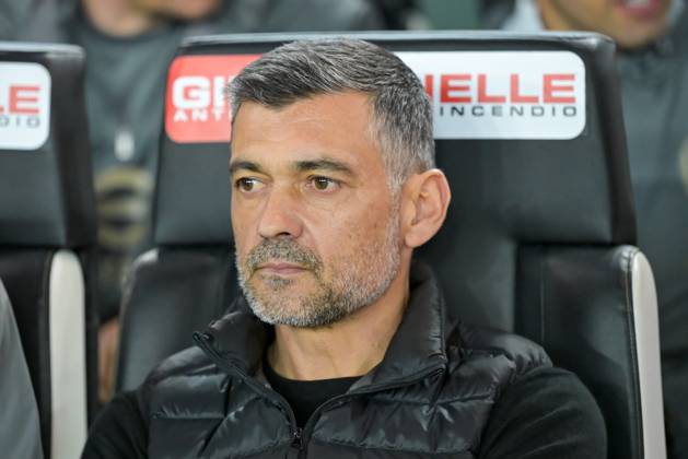 Milan s Head Coach Sergio Conceicao portrait during Udinese Calcio vs AC Milan, Italian soccer Serie A match in Udine, Italy, April 11 2025 Copyright: xAlessioxMarini IPAxSportx xipa-agency.netx xx IPA_56803632 IPA_Agency_IPA56803632
