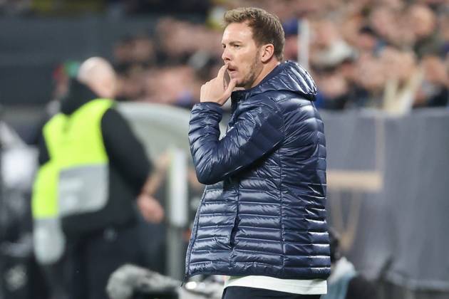 UEFA Nations League - 24 25 - Deutschland - Italien am 23.03.2025 im Signal Iduna Park in Dortmund Trainer Coach Julian Nagelsmann (Deutschland) nachdenklich