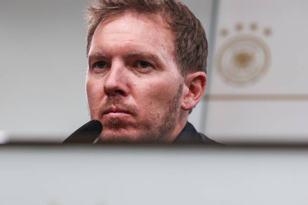 UEFA Nations League - 24 25 - Deutschland - Italien am 23.03.2025 im Signal Iduna Park in Dortmund Trainer Coach Julian Nagelsmann (Deutschland) bei der Pressekonferenz
