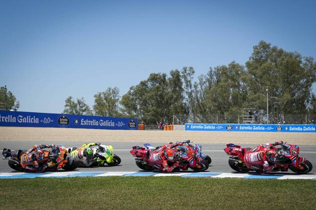 Races of MotoGP Estrella Galicia 0.0 Grand Prix of Spain at Jerez Angel Nieto Circuit, Jerez, Cadiz, 27 April 2025 In picture: MotoGP race Carreras del Gran Premio Estrella Galicia 0.0 de MotoGP de Espana en el Circuito de Jerez Angel Nieto, Jerez, Cadiz, 27 de Abril de 2025 POOL MotoGP.com Cordon Press Images will be for editorial use only. Mandatory credit: MotoGP.com Cordon Press