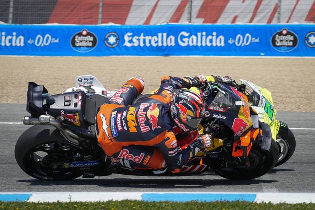 Races of MotoGP Estrella Galicia 0.0 Grand Prix of Spain at Jerez Angel Nieto Circuit, Jerez, Cadiz, 27 April 2025 In picture: MotoGP race Carreras del Gran Premio Estrella Galicia 0.0 de MotoGP de Espana en el Circuito de Jerez Angel Nieto, Jerez, Cadiz, 27 de Abril de 2025 POOL MotoGP.com Cordon Press Images will be for editorial use only. Mandatory credit: MotoGP.com Cordon Press