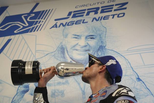 Races of MotoGP Estrella Galicia 0.0 Grand Prix of Spain at Jerez Angel Nieto Circuit, Jerez, Cadiz, 27 April 2025 In picture: Alex Marquez Carreras del Gran Premio Estrella Galicia 0.0 de MotoGP de Espana en el Circuito de Jerez Angel Nieto, Jerez, Cadiz, 27 de Abril de 2025 POOL MotoGP.com Cordon Press Images will be for editorial use only. Mandatory credit: MotoGP.com Cordon Press