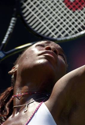Venus Williams Wimbledon Tennis Championships June 2001 Venus Williams v S Asagoe Pictured on second day Copyright: xDavidxAshdownx DMGTCHPDPICT000377664296