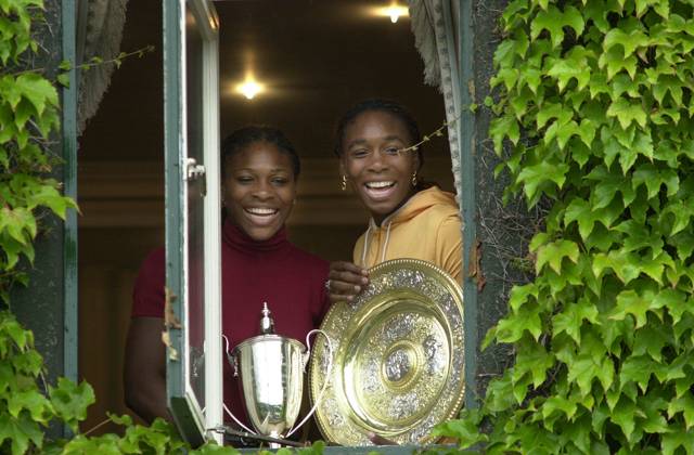 Venus Williams Wimbledon Tennis Championships 2000 Venus Williams and Serena Williams after Womens Doubles Final at Wimbledon Tennis Championships 2000 Copyright: xDAVIDxASHDOWNx DMGTCHPDPICT000410340996
