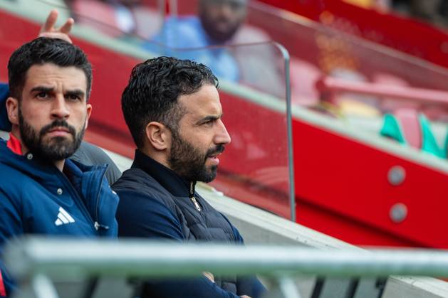 Ruben Amorim, Manager of Manchester United, ManU before the Premier League match between Brentford and Manchester United at the Brentford Community Stadium, Brentford, England on 4 May 2025. Copyright: xGrantxWinterx PMI-6851-0077