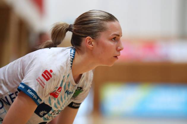 Handball, 2. HBF: HC Leipzig vs. ESV 1927 Regensburg, 04.05.25 Anika Neuer Bissel (3, ESV Regensburg), Porträt. Handball, 2. Bundesliga Frauen, HBF, Saison 2024 2025, 27. Spieltag: HC Leipzig vs. ESV 1927 Regensburg am 04.05.25 in der Sporthalle Brüderstraße Leipzig. Copyright: xBEAUTIFULxSPORTS JanxKaeferx