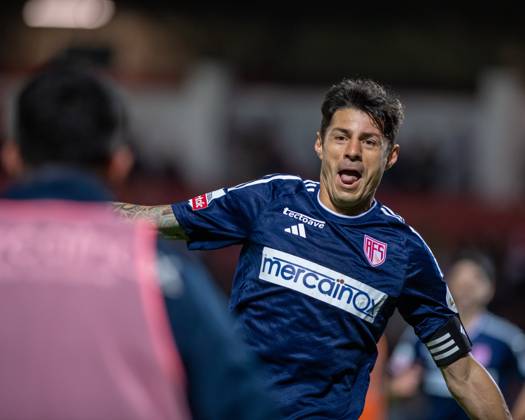 May 5, 2025, Porto, Guimaraes, Portugal: NENE from AVS seen celebrating his goal during the Liga Portugal Betclic 2024 25 match between AVS and Boavista FC at Estadio do Clube Desportivo das Aves on May 5, 2025 in Vila das Aves, Portugal.Final score: AVS 1 - 2 Boavista FC Porto Portugal - ZUMAl192 20250505_zsp_l192_004 Copyright: xMiguelxLemosx
