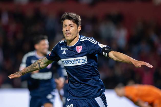 May 5, 2025, Porto, Guimaraes, Portugal: NENE from AVS seen celebrating his goal during the Liga Portugal Betclic 2024 25 match between AVS and Boavista FC at Estadio do Clube Desportivo das Aves on May 5, 2025 in Vila das Aves, Portugal.Final score: AVS 1 - 2 Boavista FC Porto Portugal - ZUMAl192 20250505_zsp_l192_005 Copyright: xMiguelxLemosx