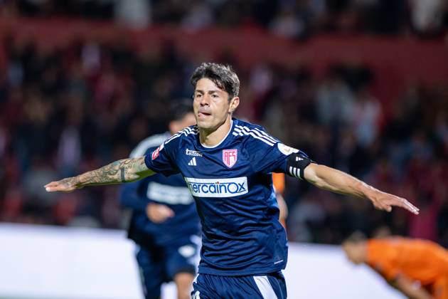 May 5, 2025, Porto, Guimaraes, Portugal: NENE from AVS seen celebrating his goal during the Liga Portugal Betclic 2024 25 match between AVS and Boavista FC at Estadio do Clube Desportivo das Aves on May 5, 2025 in Vila das Aves, Portugal.Final score: AVS 1 - 2 Boavista FC Porto Portugal - ZUMAl192 20250505_zsp_l192_006 Copyright: xMiguelxLemosx