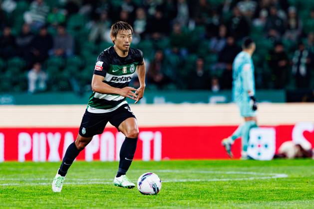Hidemasa Morita seen during Liga Portugal game between teams of Sporting CP and Gil Vicente FC at Estadio Jose Alvalade (Maciej Rogowski) Lisbon Estadio Jose Alvalade Portugal Copyright: xMaciejxRogowskix scpgilvicente2425-196