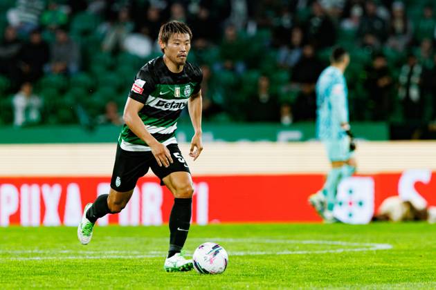 Hidemasa Morita seen during Liga Portugal game between teams of Sporting CP and Gil Vicente FC at Estadio Jose Alvalade (Maciej Rogowski) Lisbon Estadio Jose Alvalade Portugal Copyright: xMaciejxRogowskix scpgilvicente2425-197