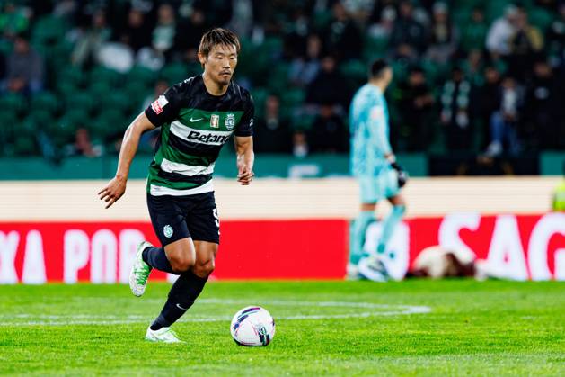 Hidemasa Morita seen during Liga Portugal game between teams of Sporting CP and Gil Vicente FC at Estadio Jose Alvalade (Maciej Rogowski) Lisbon Estadio Jose Alvalade Portugal Copyright: xMaciejxRogowskix scpgilvicente2425-198