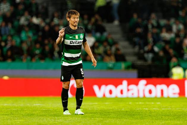 Hidemasa Morita seen during Liga Portugal game between teams of Sporting CP and Gil Vicente FC at Estadio Jose Alvalade (Maciej Rogowski) Lisbon Estadio Jose Alvalade Portugal Copyright: xMaciejxRogowskix scpgilvicente2425-295