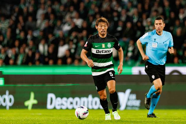 Hidemasa Morita seen during Liga Portugal game between teams of Sporting CP and Gil Vicente FC at Estadio Jose Alvalade (Maciej Rogowski) Lisbon Estadio Jose Alvalade Portugal Copyright: xMaciejxRogowskix scpgilvicente2425-325