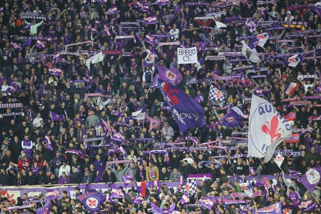 ACF Fiorentina v Real Betis Balompie - UEFA Conference League 2024 25 Semi Final Second Leg Supporters of ACF Fiorentina prior to the second leg of the UEFA Conference League semi-final between ACF Fiorentina and Real Betis Balompie on May 8 ,2025 at Stadium Artemio Franchi, Florence , Italy florence ITALIA Copyright: xAndreaxMartinix originalFilename:martini-acffiore250508_npoqF