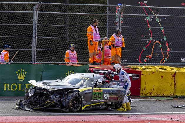 Bilder des Jahres 2025, Sport 05 Mai Sport Themen der Woche KW19 AUTOMOBILE : FIA WEC - 6 heures de Spa Francorchamps - 08 05 2025 AUTOMOBILE : FIA WEC - 6 heures de Spa Francorchamps - 08 05 2025 60 Iron Lynx (ITA) Mercedes-AMG (LMGT3) driven by Stephen Grove (AUS) Brenton Grove (AUS) Matteo Cairoli (ITA), during the 6 Hours of Spa-Francorchamps, the third round of the 2025 FIA WEC Championship, on the Spa-Francorchamps circuit in Belgium, from 08 to 10 May 2025. SPA FRANCORCHAMPSBelgium  Copyright: xMPSxAGENCYx