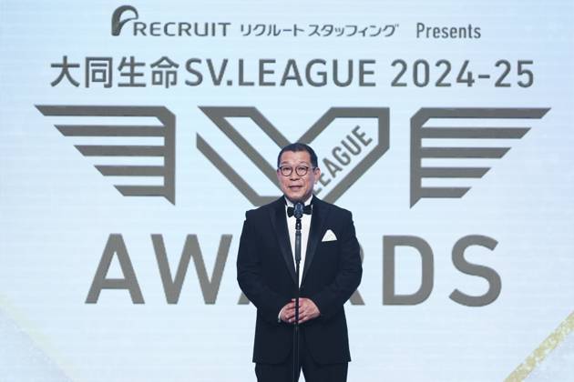Masaaki Okawa, MAY 8, 2025 - Volleyball : 2024-25 SV.LEAGUE Award in Tokyo, Japan. Noxthirdxpartyxsales (289884836)