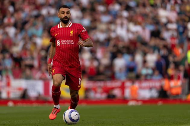 Liverpool FC v Arsenal FC - Premier League Liverpool s Mohamed Salah is seen in action during the Premier League match between Liverpool and Arsenal at Anfield in Liverpool, England, on May 11, 2025. Liverpool Merseyside United Kingdom Copyright: xMIxNewsx originalFilename:fletcher-liverpoo250511_npzmp