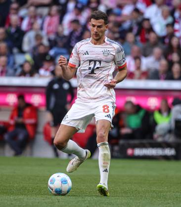 10.05.2025,1. Fussball Bundesliga, FC Bayern Muenchen vs Moechnegladbach, Allianz Arena Muenchen, Fussball, im Bild: Leon Goretzka (FC Bayern Muenchen)