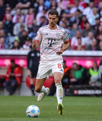 10.05.2025,1. Fussball Bundesliga, FC Bayern Muenchen vs Moechnegladbach, Allianz Arena Muenchen, Fussball, im Bild: Leon Goretzka (FC Bayern Muenchen)