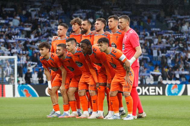 Celta team group, Mannschaftsbild, Totale line-up (Celta), MAY 13, 2025 - Football Soccer : Spanish LaLiga EA Sports match between Real Sociedad 0-1 RC Celta de Vigo at the Reale Arena in San Sebastian, Spain. Noxthirdxpartyxsales (290417773)