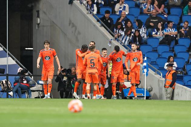 Celta team group, Mannschaftsbild, Totale (Celta), MAY 13, 2025 - Football Soccer : Celta team group celebrate after Alfonso s goal during Spanish LaLiga EA Sports match between Real Sociedad 0-1 RC Celta de Vigo at the Reale Arena in San Sebastian, Spain. Noxthirdxpartyxsales (290417895)
