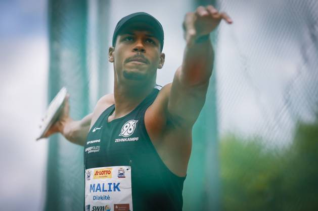 Bilder des Jahres 2025, Sport 05 Mai Sport Themen der Woche KW20 Lotto Deichmeeting; Neuwied, 17.05.2025 Malik Diakité (Hannover 96); Lotto Deichmeeting am 17.05.2025 im Rhein-Wied Stadion, Neuwied (Rheinland-Pfalz). Copyright: xBEAUTIFULxSPORTS AxelxKohringx