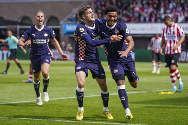 ROTTERDAM , 18-05-2025 , Stadium à Het Kasteel , Season 2024 2025 , Football , Eredivisie . Match between Sparta and PSV . 1-3 PSV player Malik Tillman Sparta - PSV x29327732x Copyright: