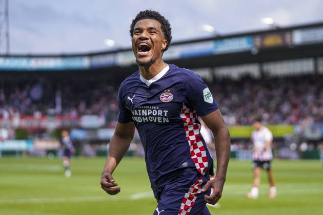 ROTTERDAM , 18-05-2025 , Stadium à Het Kasteel , Season 2024 2025 , Football , Eredivisie . Match between Sparta and PSV . 1-3 PSV player Malik Tillman Sparta - PSV x29327765x Copyright: