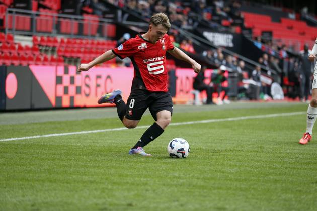 FOOTBALL : Rennes vs AS Monaco - Challenge Espoirs 2025 - Finale - 21 05 2025 Florian Truffert of Stade Rennais during the Challenge Espoirs 2025, Final football match between Stade Rennais and AS Monaco on 21 May 2025 at Roazhon Park in Rennes, France - Photo Julien Kammerer PsnewZ RennesFrance  Copyright: xJulienxKammererx