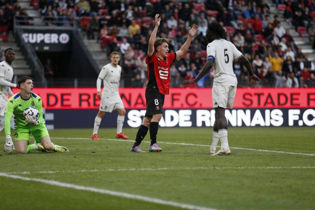 FOOTBALL : Rennes vs AS Monaco - Challenge Espoirs 2025 - Finale - 21 05 2025 Florian Truffert of Stade Rennais during the Challenge Espoirs 2025, Final football match between Stade Rennais and AS Monaco on 21 May 2025 at Roazhon Park in Rennes, France - Photo Julien Kammerer PsnewZ RennesFrance  Copyright: xJulienxKammererx