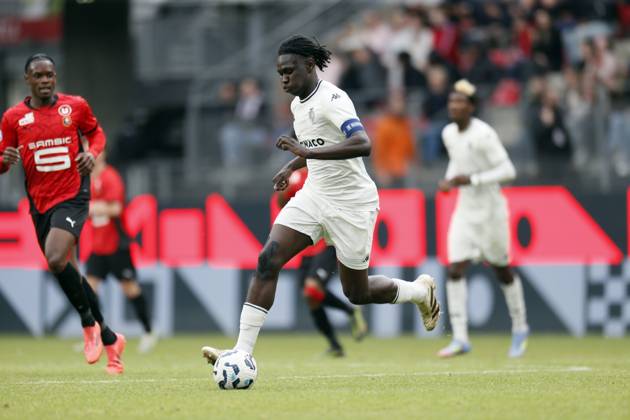 FOOTBALL : Rennes vs AS Monaco - Challenge Espoirs 2025 - Finale - 21 05 2025 Kiwa Bradel of AS Monaco during the Challenge Espoirs 2025, Final football match between Stade Rennais and AS Monaco on 21 May 2025 at Roazhon Park in Rennes, France - Photo Julien Kammerer PsnewZ RennesFrance  Copyright: xJulienxKammererx