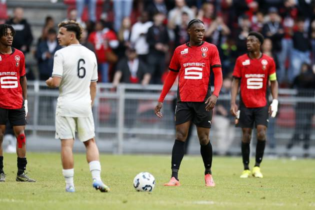 FOOTBALL : Rennes vs AS Monaco - Challenge Espoirs 2025 - Finale - 21 05 2025 Kelian Baruti of Stade Rennais during the Challenge Espoirs 2025, Final football match between Stade Rennais and AS Monaco on 21 May 2025 at Roazhon Park in Rennes, France - Photo Julien Kammerer PsnewZ RennesFrance  Copyright: xJulienxKammererx