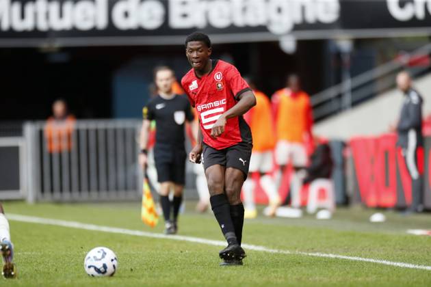 FOOTBALL : Rennes vs AS Monaco - Challenge Espoirs 2025 - Finale - 21 05 2025 Nordan Mukiele of Stade Rennais during the Challenge Espoirs 2025, Final football match between Stade Rennais and AS Monaco on 21 May 2025 at Roazhon Park in Rennes, France - Photo Julien Kammerer PsnewZ RennesFrance  Copyright: xJulienxKammererx
