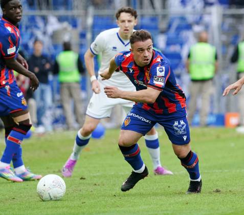24.05.2025 St.Jakob-Park Basel. Fussball Herren Super League Saison 2024 2025 FC Basel - FC Luzern. Bild : Xherdan Shaqiri (FC Basel) Einzelbild Aktion