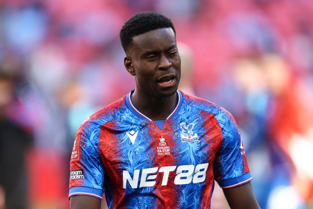 Crystal Palace v Manchester City 17 May 2025, London - FA Cup Final - Crystal Palace v Manchester City - Marc Guehi of Crystal Palace has a swollen eye - Photo: Jacques Feeney Offside. London UK Copyright: xJacquesxFeeneyx xOffsidexOffside