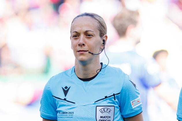 Ivana Martincic seen during UEFA Womens Champions League 2025 final game between Arsenal FC and FC Barcelona, Barca at Estadio Jose Alvalade (Maciej Rogowski) Lisbon Estadio Jose Alvalade Portugal Copyright: xMaciejxRogowskix arsenalfcbfinal2425-145