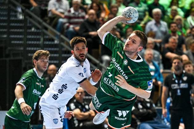 Dominik Mappes (HSG Wetzlar, 07) beim Wurf, GER, HSG Wetzlar vs. TBV Lemgo-Lippe, Handball, Bundesliga, 31. Spieltag, Saison 2024 2025, 28.05.2025 GER, HSG Wetzlar vs. TBV Lemgo-Lippe, Handball, Bundesliga, 31. Spieltag, Saison 2024 2025, 28.05.2025 Wetzlar Copyright: xEibner-Pressefoto FlorianxWiegandx EP_FWD