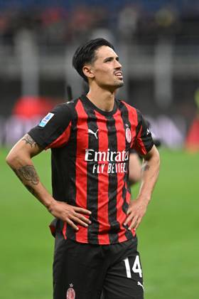 TIJANI REIJNDERS, Serie A 2024-25, Milan-Monza 2-0, Milan New Shirt 2025-26, azione, action, single shot SERIE A 2024-25 MILAN-MONZA 2-0 Milan Maglia Nuova 2025-26
