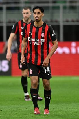 TIJANI REIJNDERS, Serie A 2024-25, Milan-Monza 2-0, Milan New Shirt 2025-26, azione, action, single shot SERIE A 2024-25 MILAN-MONZA 2-0 Milan Maglia Nuova 2025-26