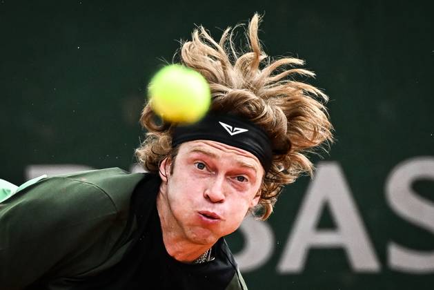 Sport Themen der Woche KW22 Bilder des Jahres 2025, Sport 05 Mai May 29, 2025, Paris, France, France: Andrey RUBLEV of Russia during the fifth day of Roland-Garros 2025, French Open 2025, Grand Slam tennis tournament at Roland-Garros Stadium on May 29, 2025 in Paris, France. Paris France - ZUMAm308 20250529_zsp_m308_018 Copyright: xMatthieuxMirvillex